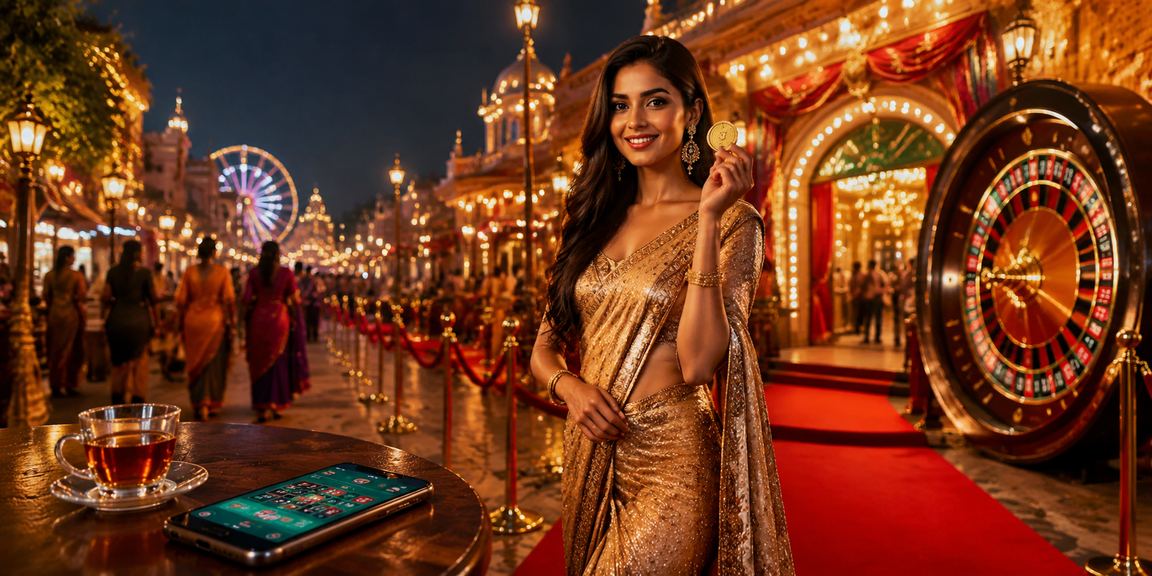 ময়মনসিংহ রুলেট গেমের রাতের বাজার দৃশ্য